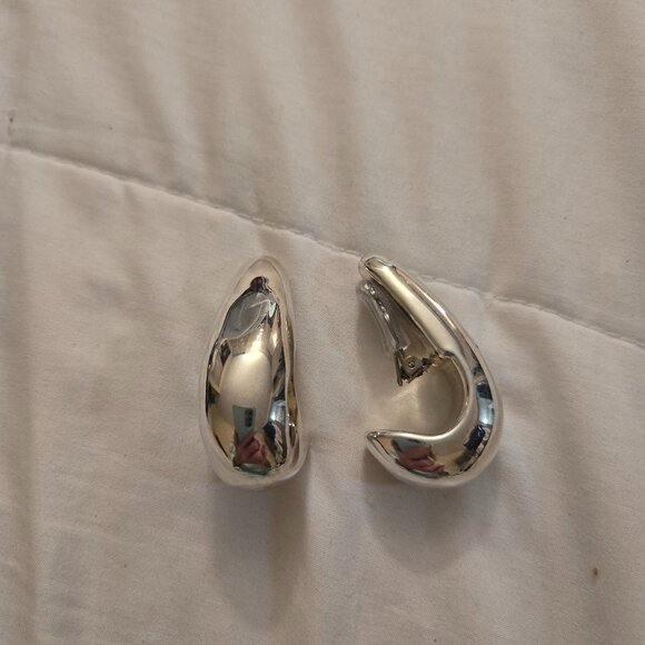 French Designer Frederick Jean Duclos Clip Earrings - Picture 1 of 4